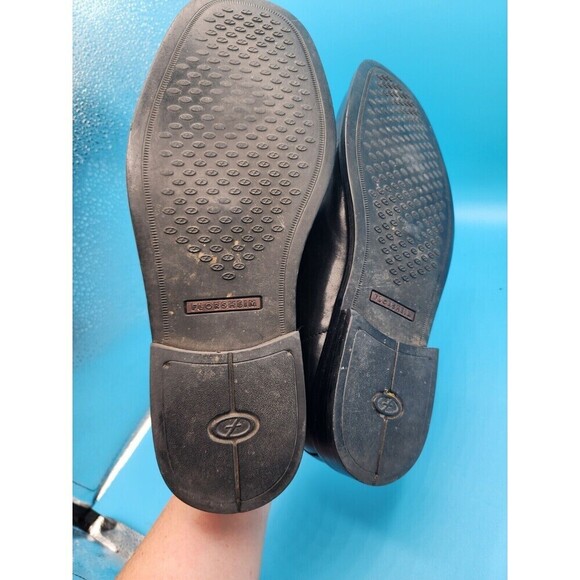 Mens Florsheim Imperial Slip On Dress Shoes Black Leather Size 10M - Picture 7 of 8